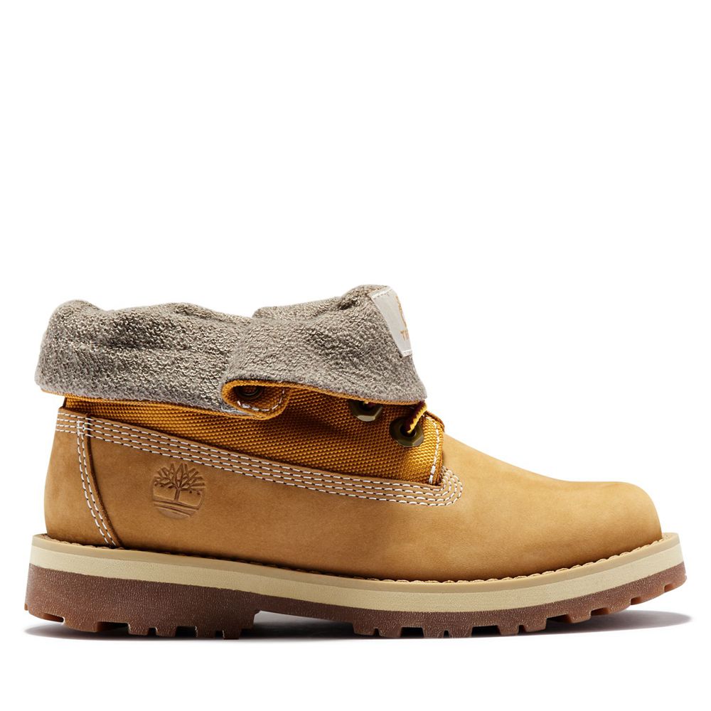 Timberland Αθλητικα Παπουτσια Παιδικα Καφε - Junior Courma Roll-Top Boots - Greece 1058473-CZ